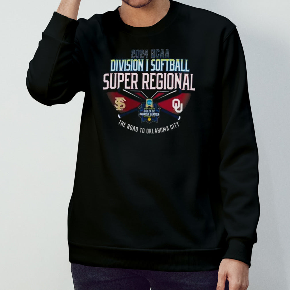 Florida State Seminoles Vs Oklahoma Sooners 2024 Division I Softball Super Regional Shirt
