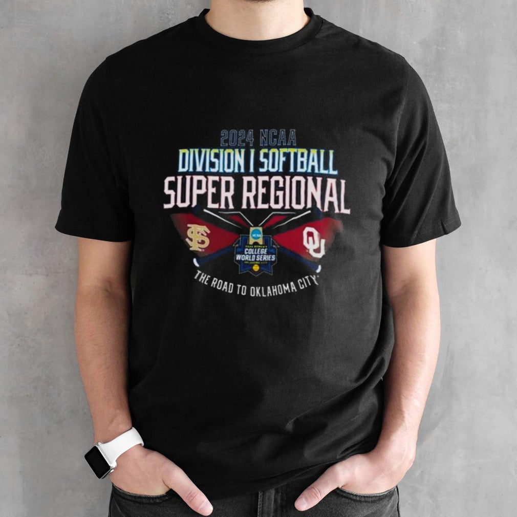 Florida State Seminoles Vs Oklahoma Sooners 2024 Division I Softball Super Regional Shirt
