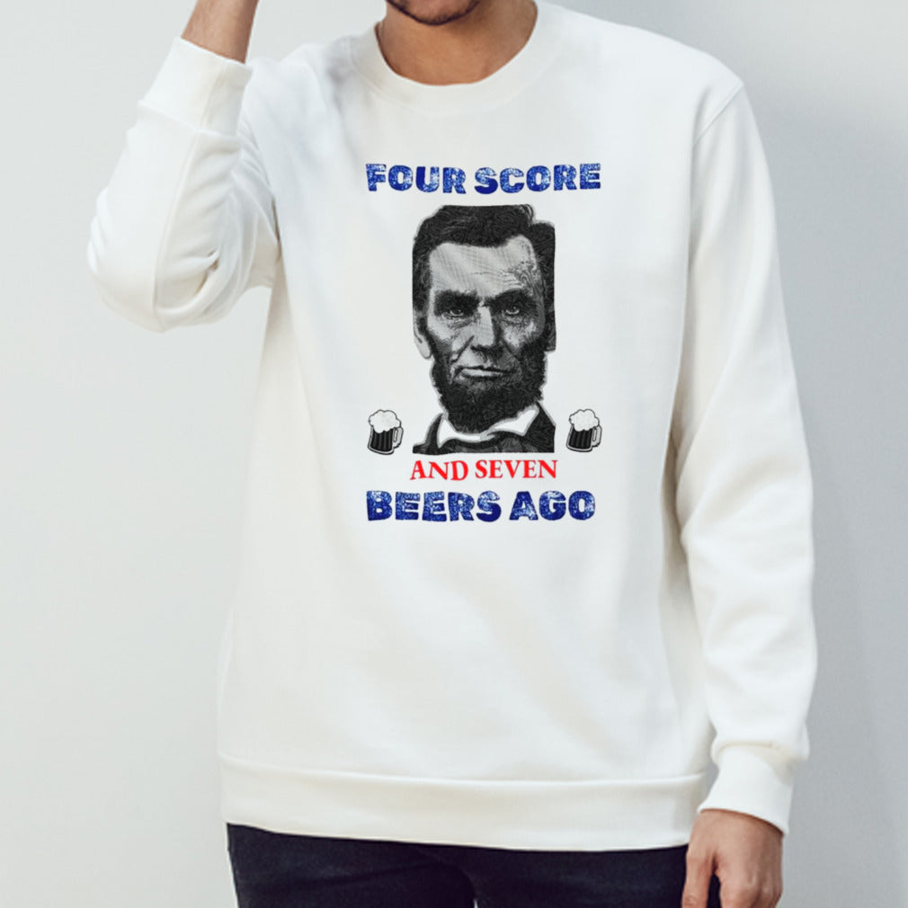 Four score and seven years ago Abraham Lincoln 4th of July shirts