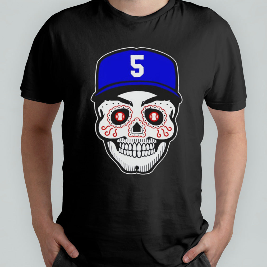 Freddie Freeman Sugar Skull Los Angeles Dodgers shirt