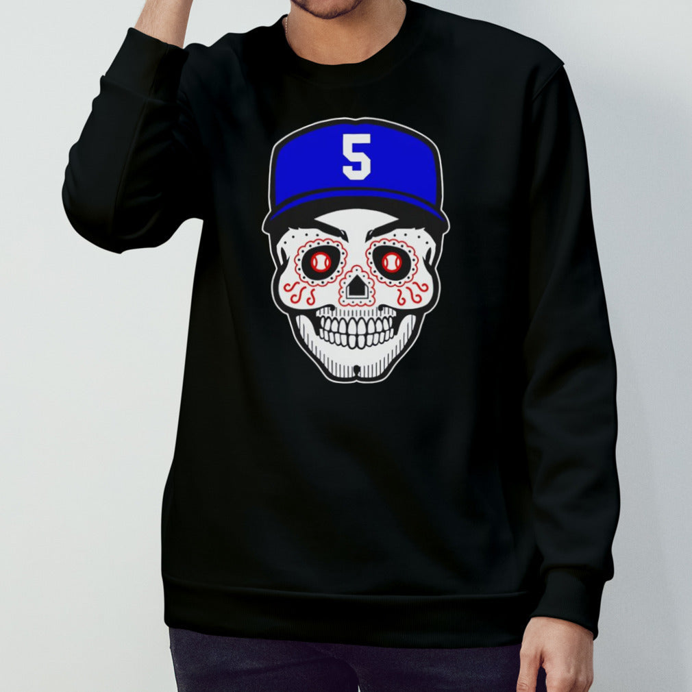 Freddie Freeman Sugar Skull Los Angeles Dodgers shirt