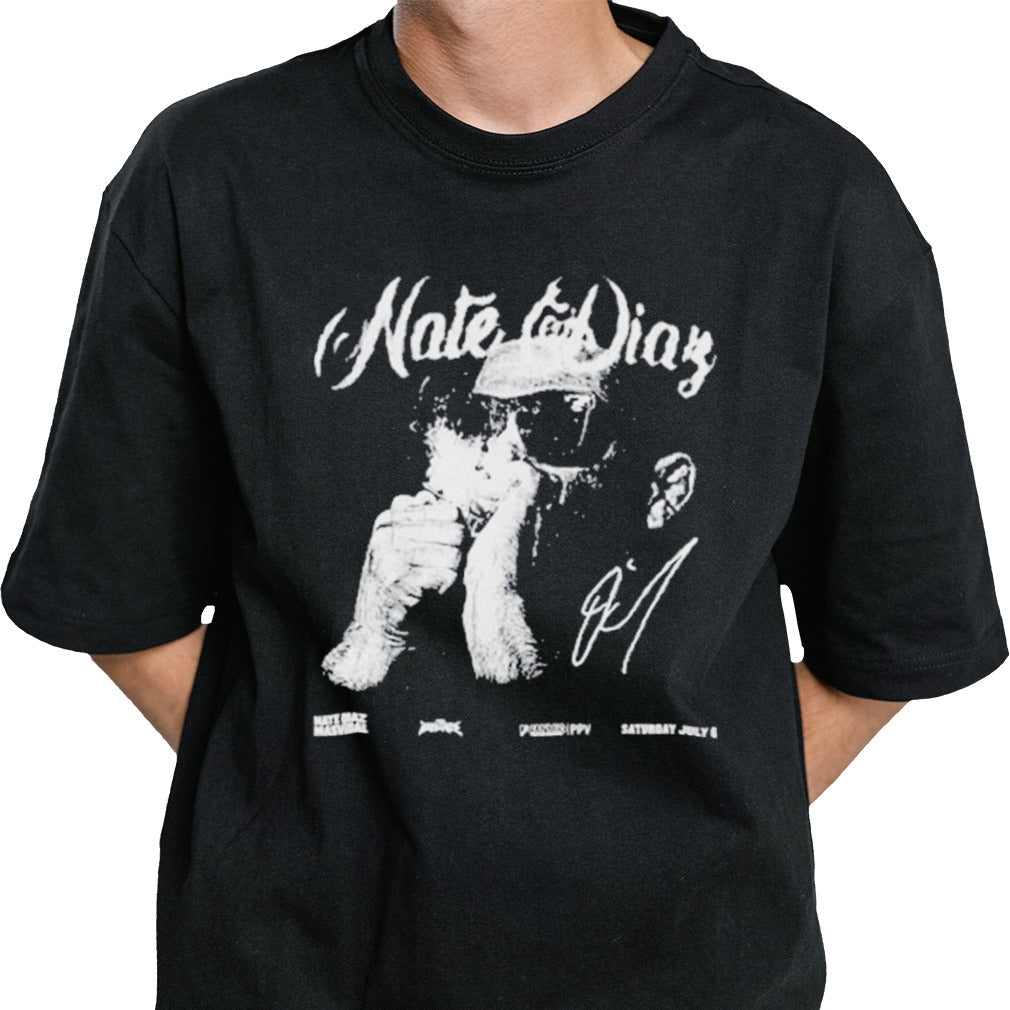 Full Violence Big Face Smoke Nate Diaz Shirt