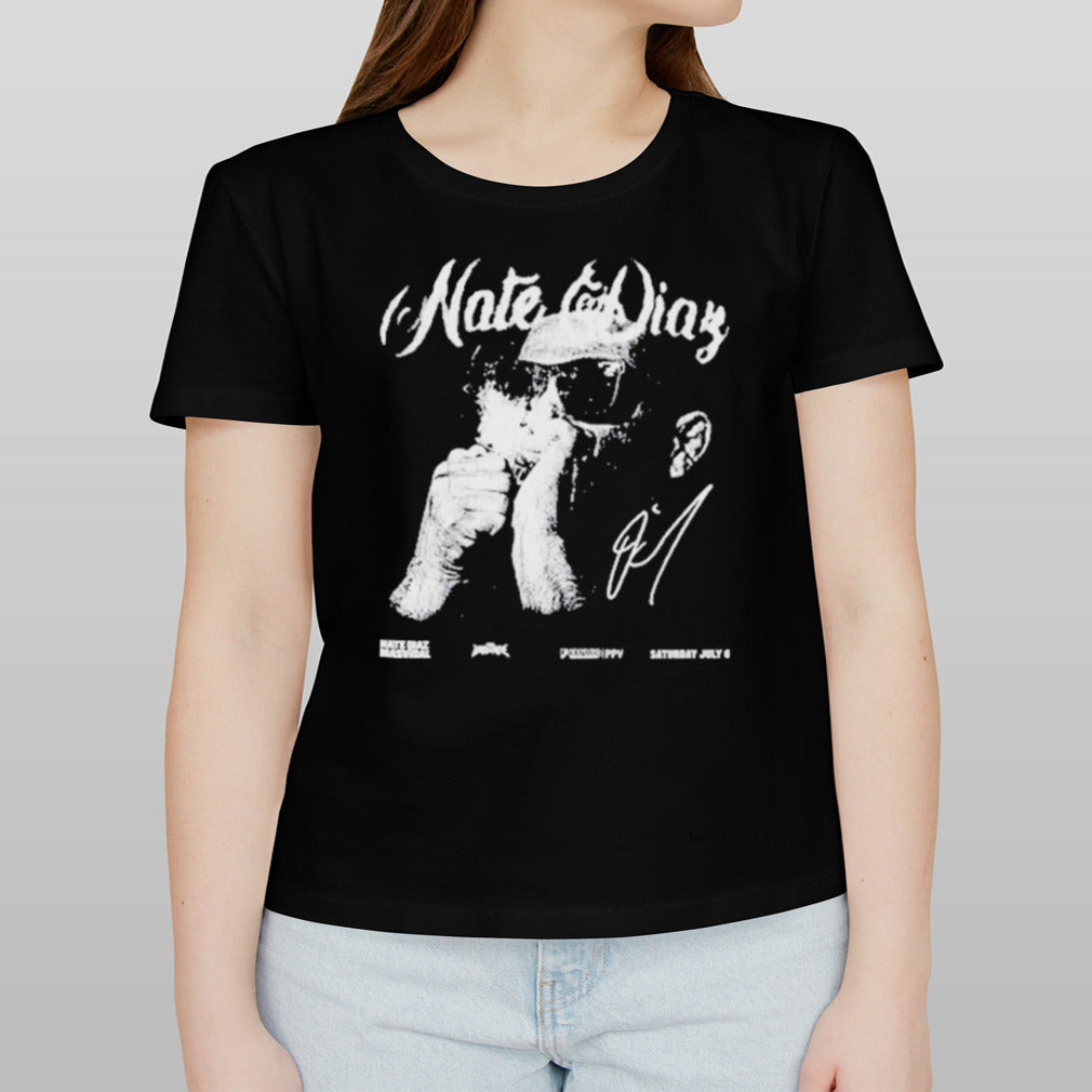 Full Violence Big Face Smoke Nate Diaz Shirt