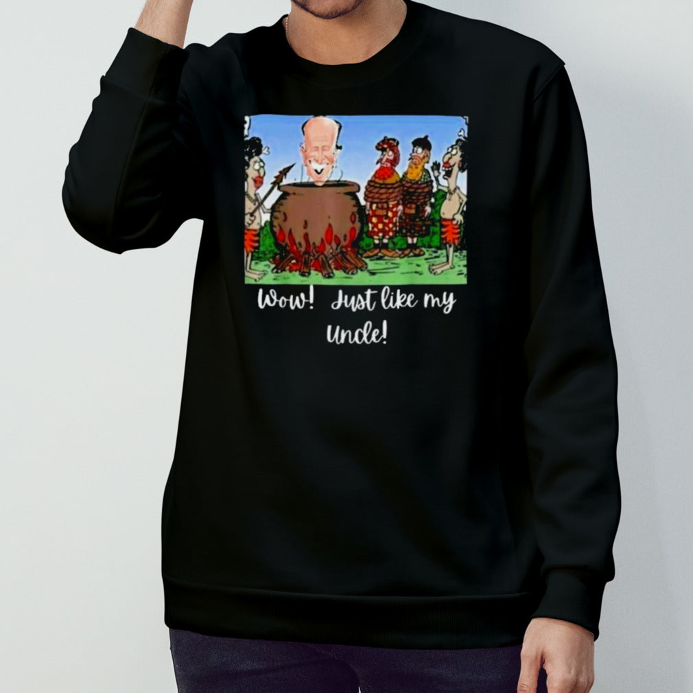 Funny Anti Joe Biden Cannibal Story About His Uncle T-Shirts