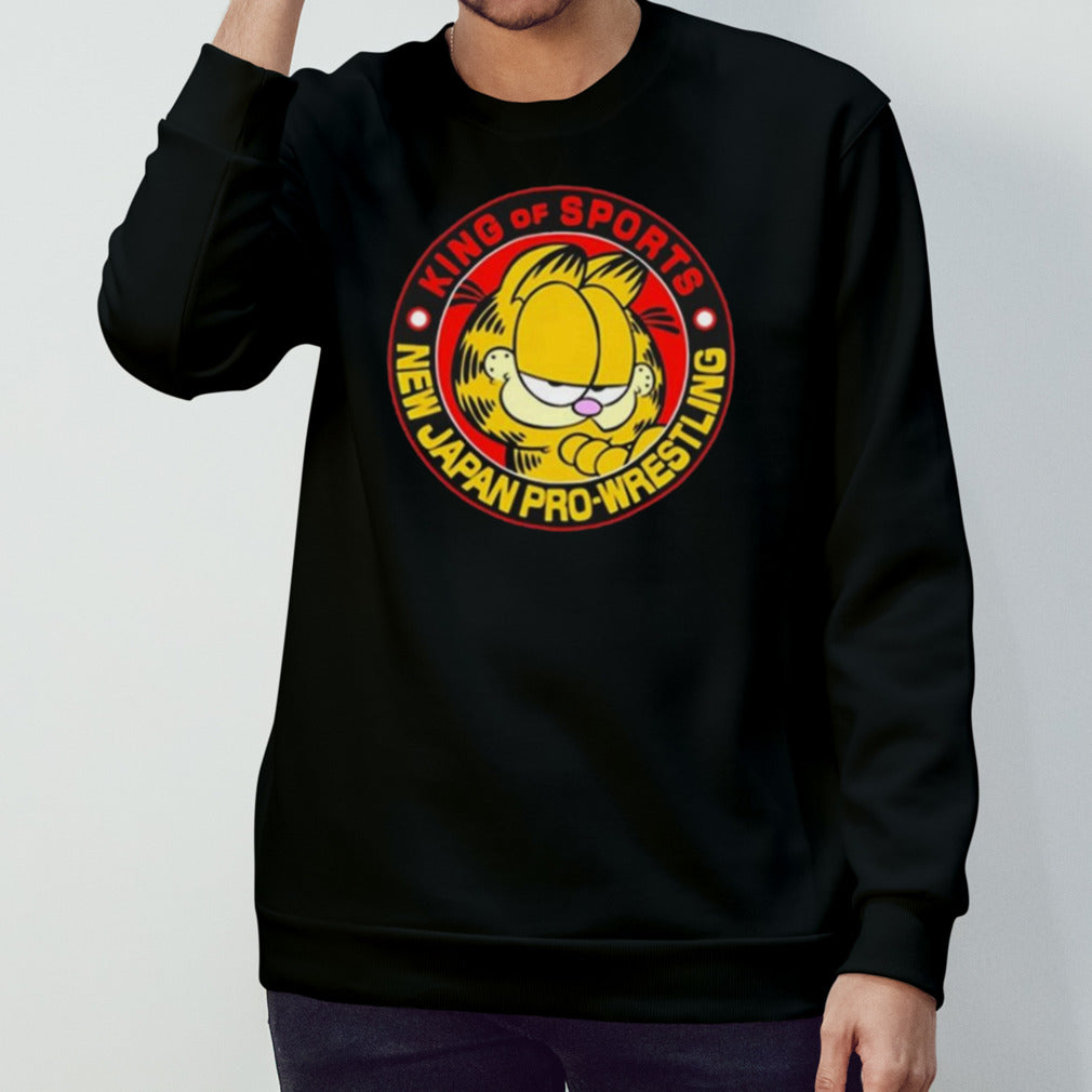 Garfield King Of Sports New Japan Pro Wrestling Shirts