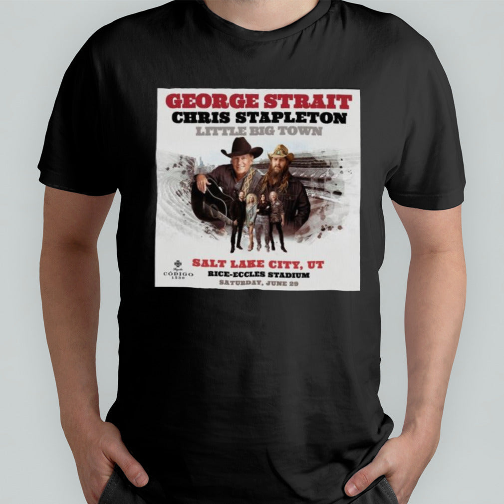 George Strait Salt Lake City Tickets, Rice-Eccles Stadium Jun 29, 2024 Poster Shirt