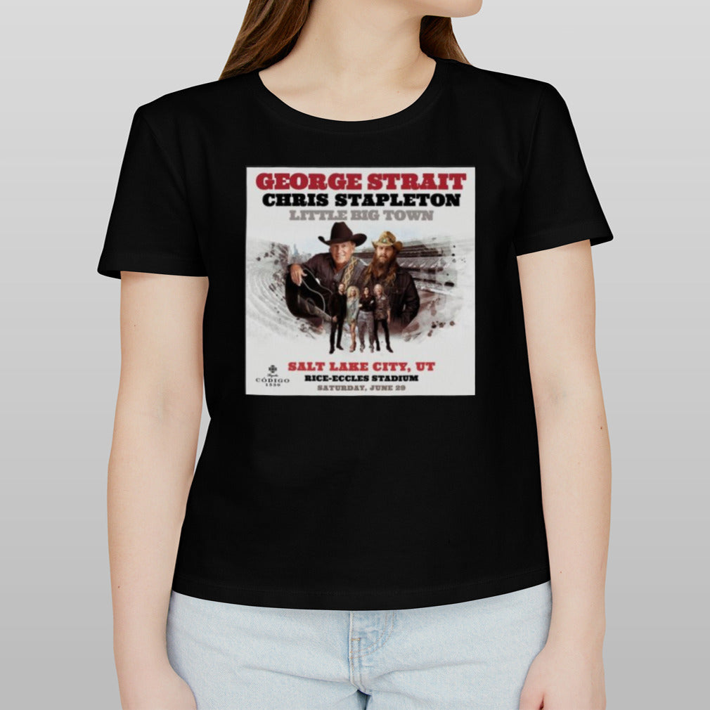 George Strait Salt Lake City Tickets, Rice-Eccles Stadium Jun 29, 2024 Poster Shirt