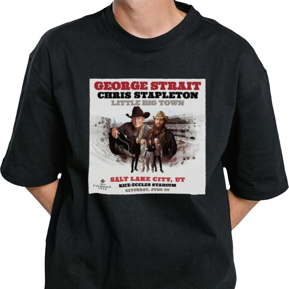George Strait Salt Lake City Tickets, Rice-Eccles Stadium Jun 29, 2024 Poster Shirt