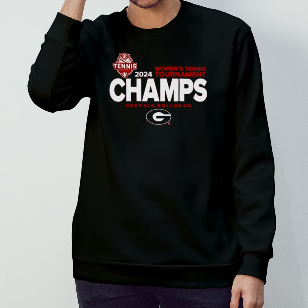 Georgia Bulldogs 2024 SEC Womensâ€™s Tennis Champions Locker Room T-Shirts