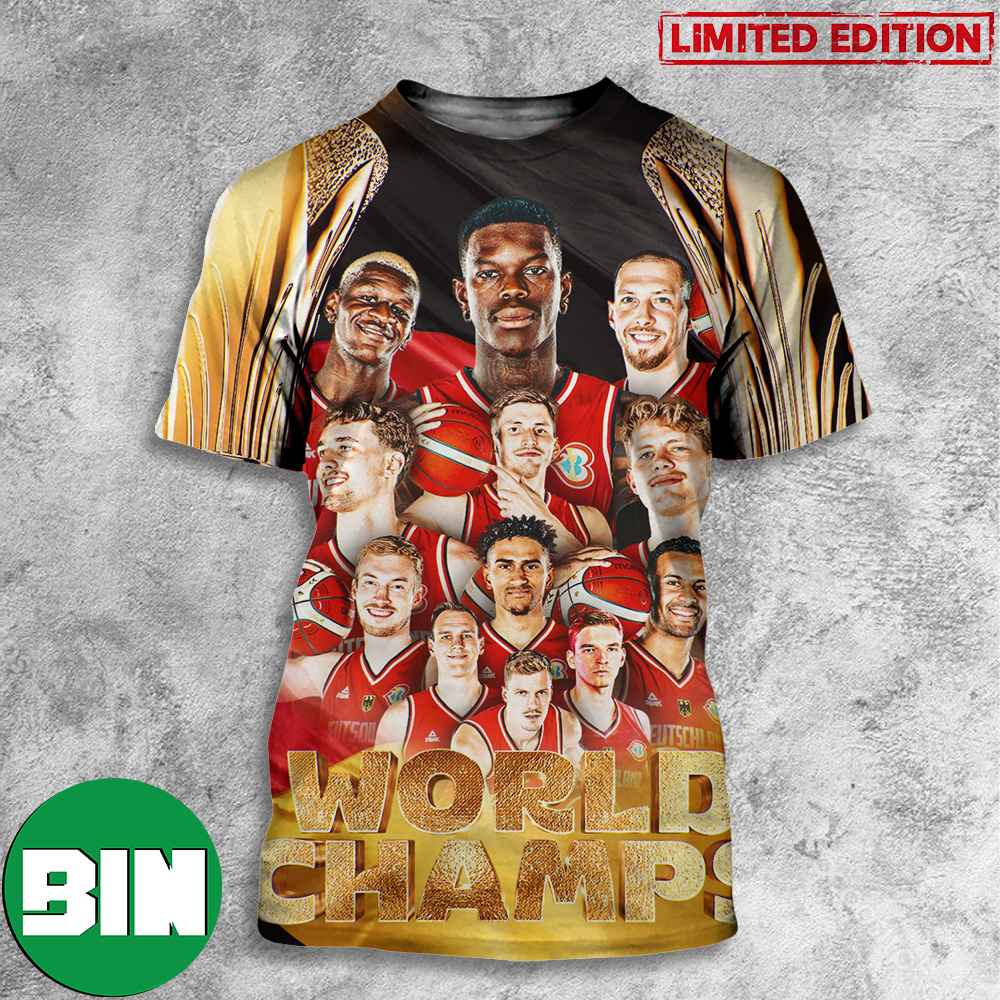 Germany Are The World Champions FIBA Basketball World Cup 2023 3D T-Shirts