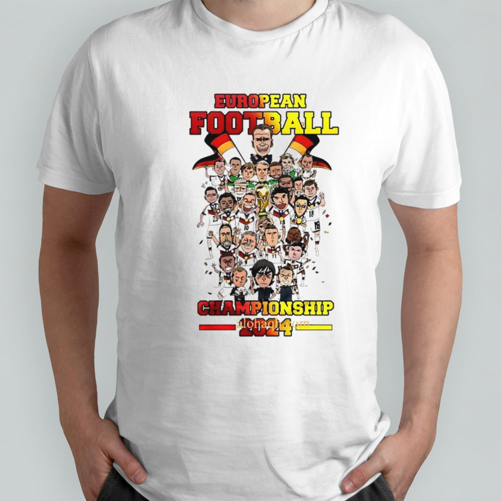 Germany European football championship 2024 cartoon shirt