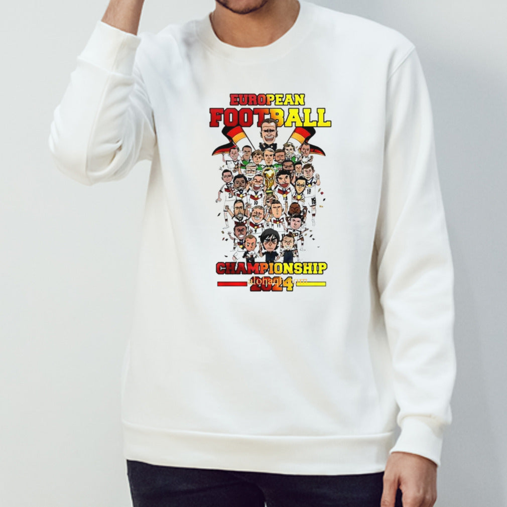 Germany European football championship 2024 cartoon shirt