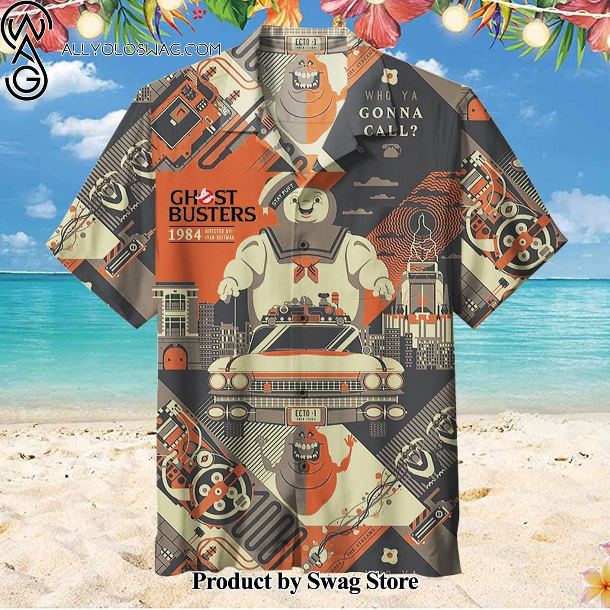 Ghostbusters High-Quality Hawaiian Shirt