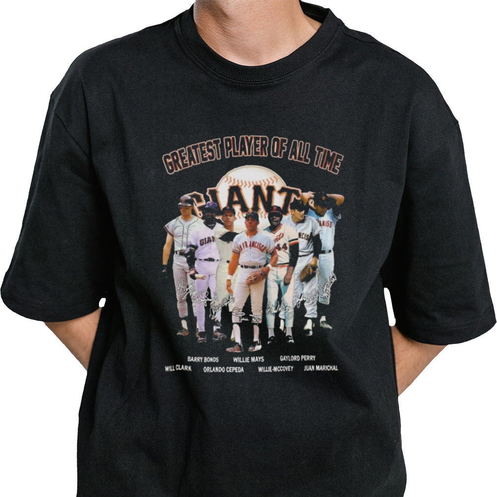 Giants Greatest Players Of All Time Barry Bonds Willie Mays Gaylord Perry 2024 T-shirt