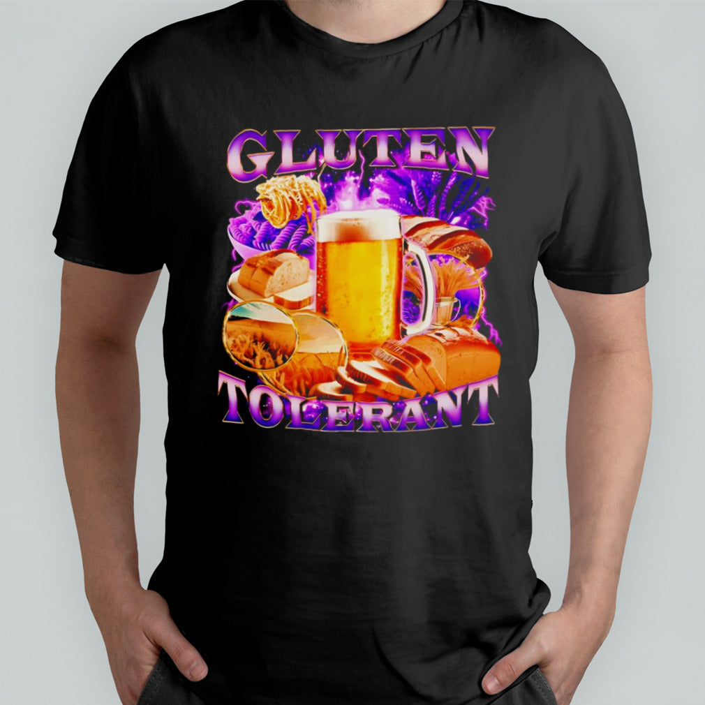 Gluten tolerant beer and bread shirt