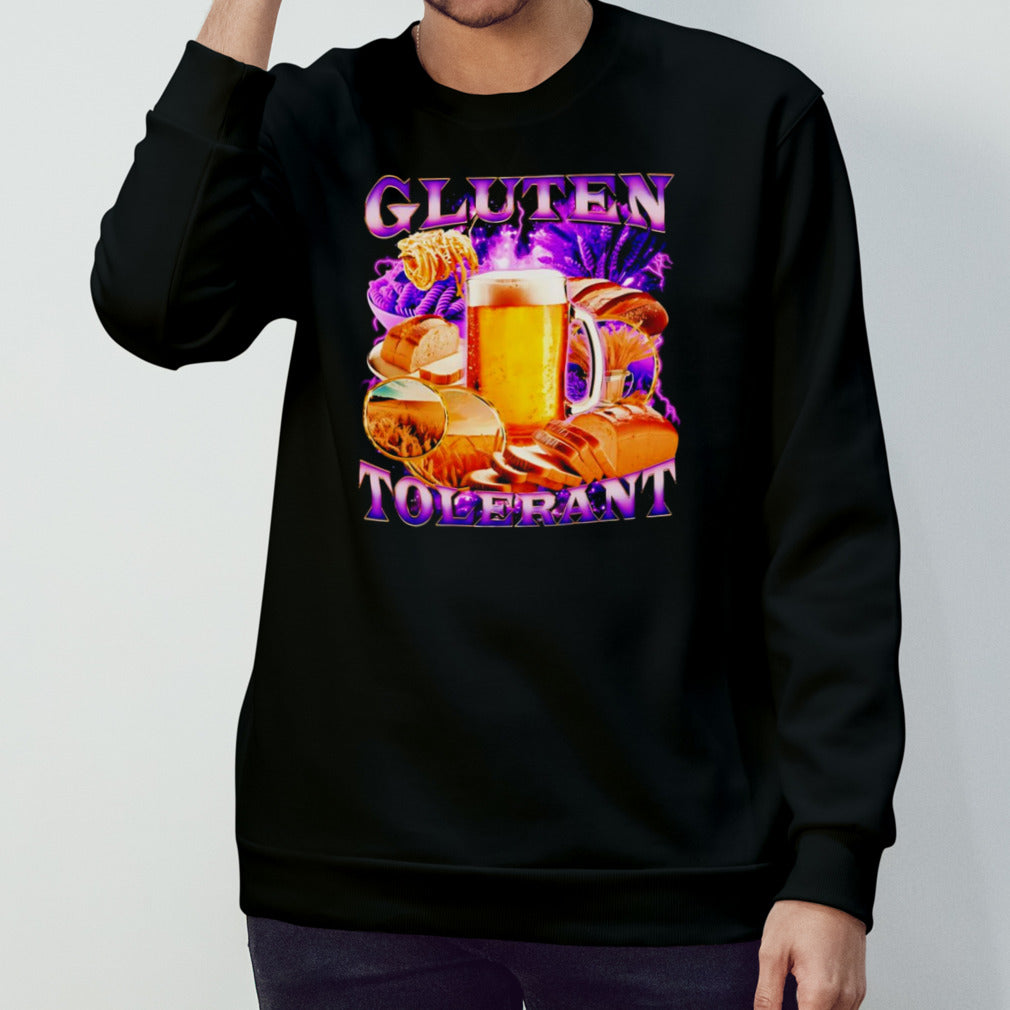 Gluten tolerant beer and bread shirt