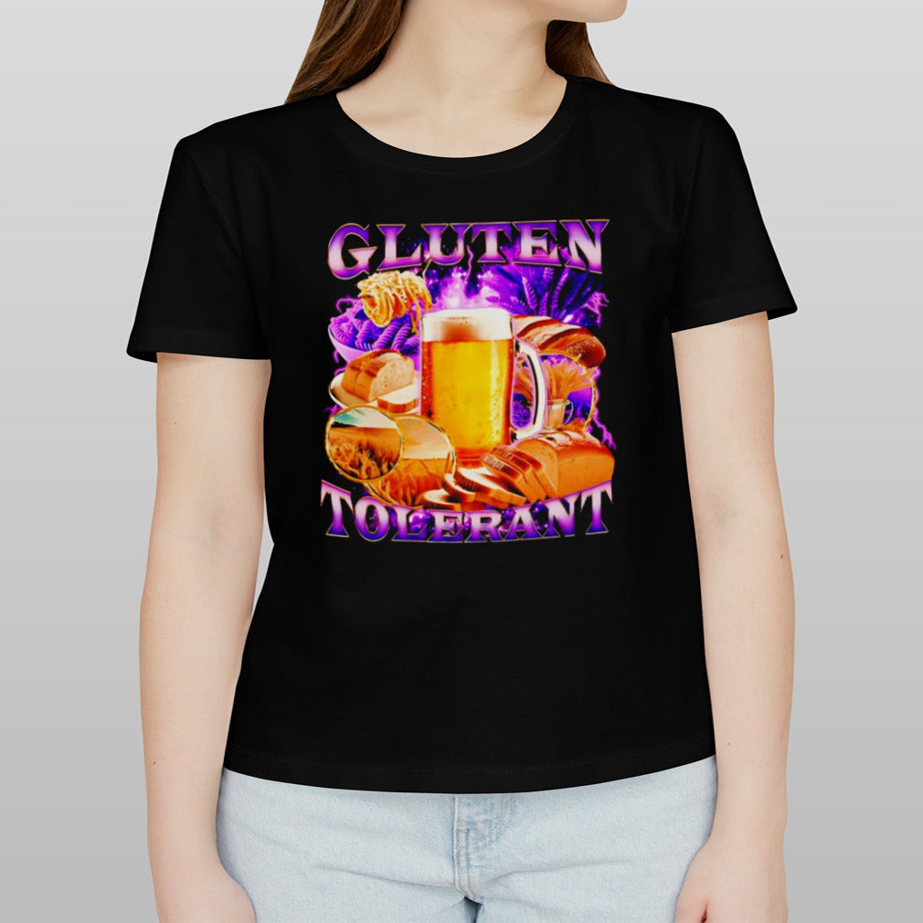Gluten tolerant beer and bread shirt