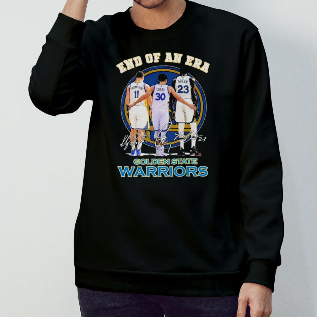 Golden State Warriors End Of An Era Stephen Curry KlayThompson Green Fan T-Shirt