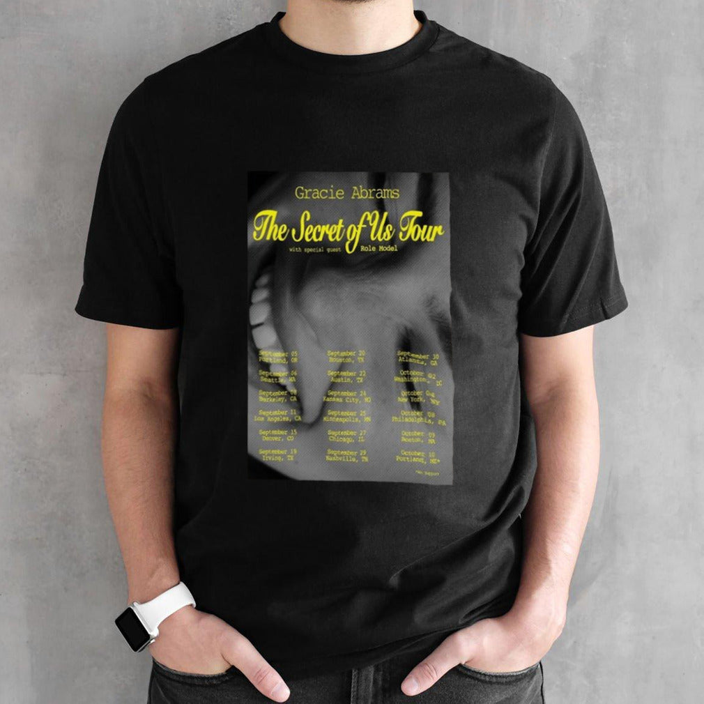 Gracie Abrams The Secret Of Us Tour 2024 T-shirt