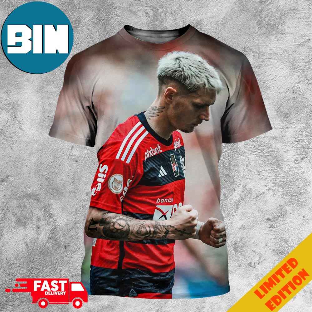 Guillermo Varela Scores Opening Goal For Flamengo 3D T-Shirts