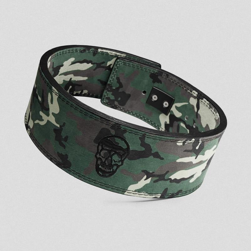 Gymreapers 10mm Lever Belt - Woodland Camo, Athletic Design, Secure Support, Lifetime Warranty