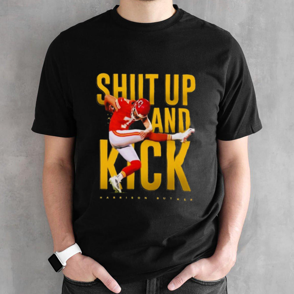 Harrison Butker Kansas City Chiefs shut up and kick shirt