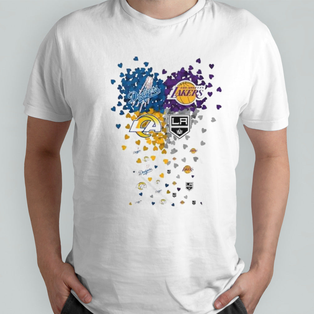 Heart Los Angeles Sports Teams Logo Shirt