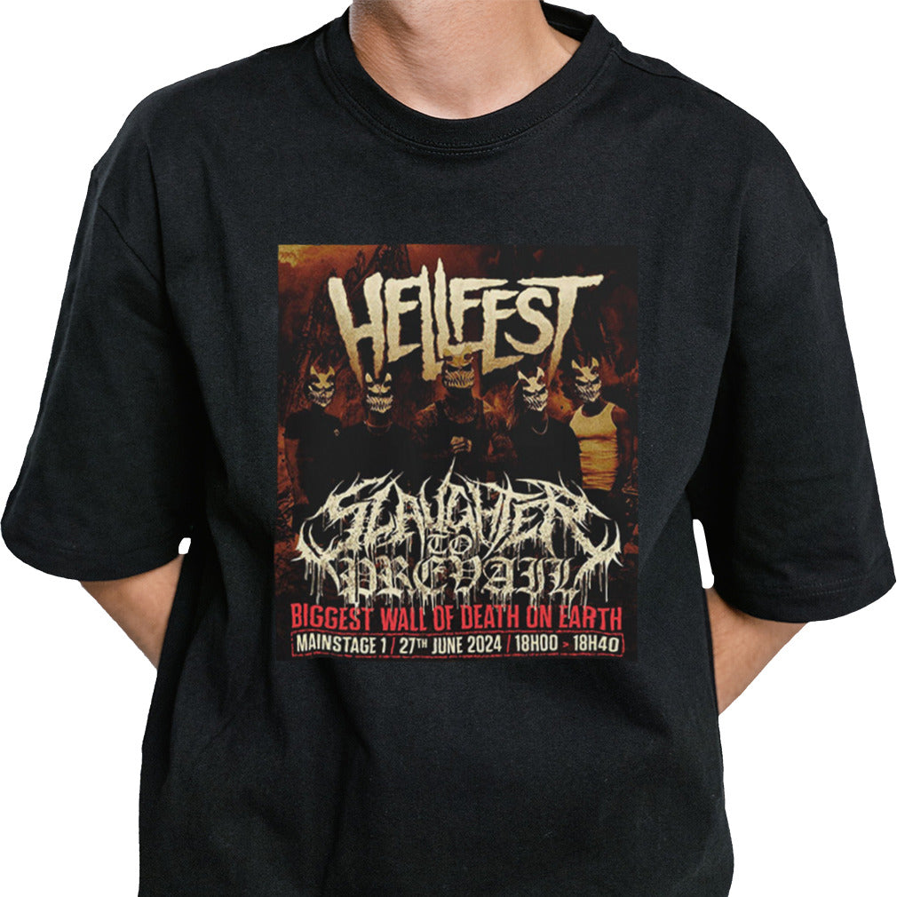 Hellfest Open Air 2024 Slaughter To Prevail Biggest Wall Of Death On Earth Mainstage 1 27 June 2024 T-Shirt
