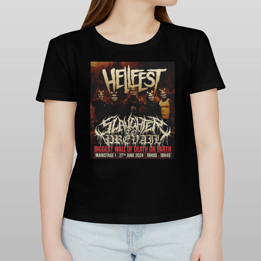 Hellfest Open Air 2024 Slaughter To Prevail Biggest Wall Of Death On Earth Mainstage 1 27 June 2024 T-Shirt