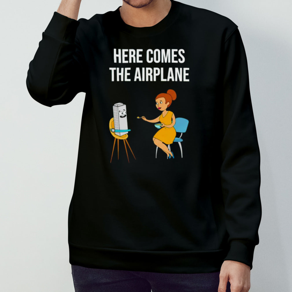 Here comes the airplane shirts