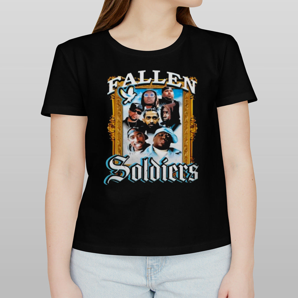 Hip Hop Uncensored Fallen Soldiers Streetwear T Shirt