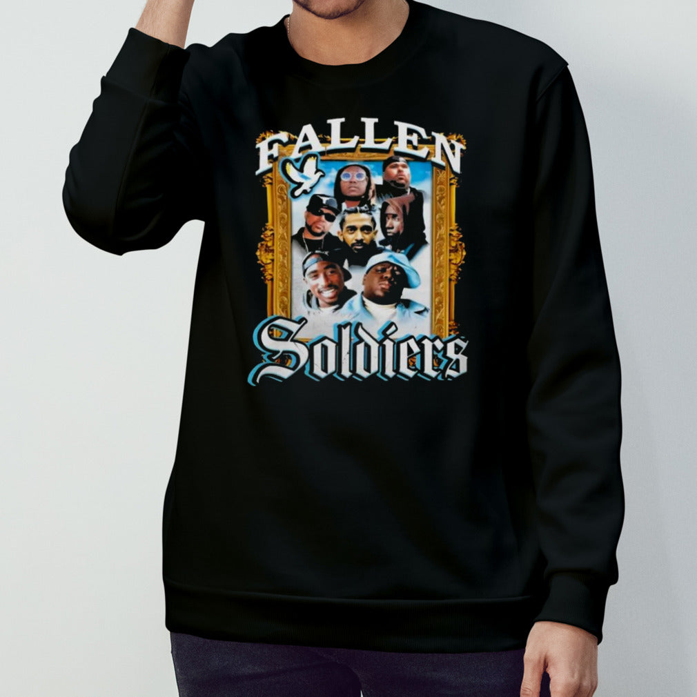 Hip Hop Uncensored Fallen Soldiers Streetwear T Shirt