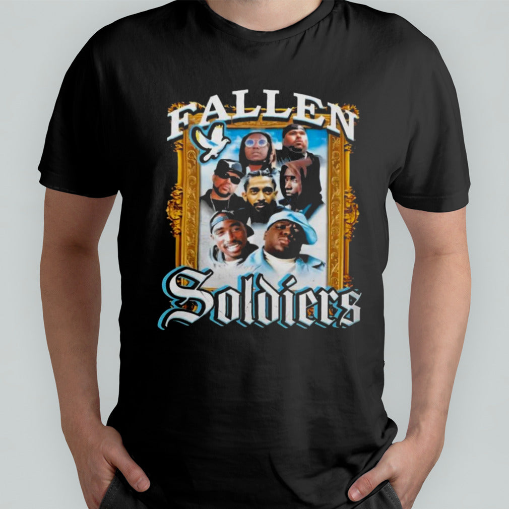 Hip Hop Uncensored Fallen Soldiers Streetwear T Shirt