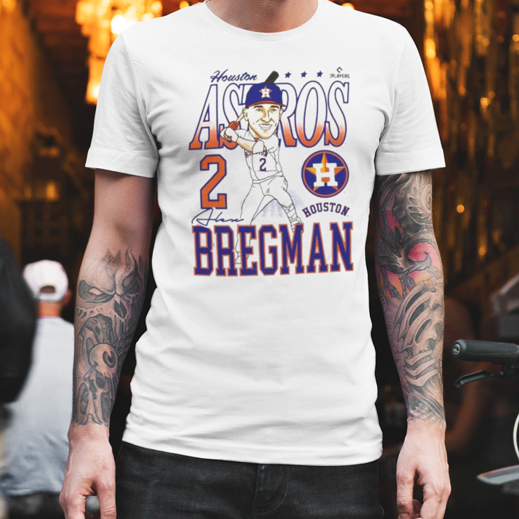 Houston Alex Bregman Caricature Baseball Shirt