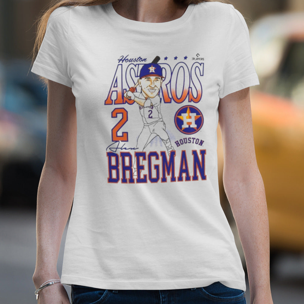 Houston Alex Bregman Caricature Baseball Shirt