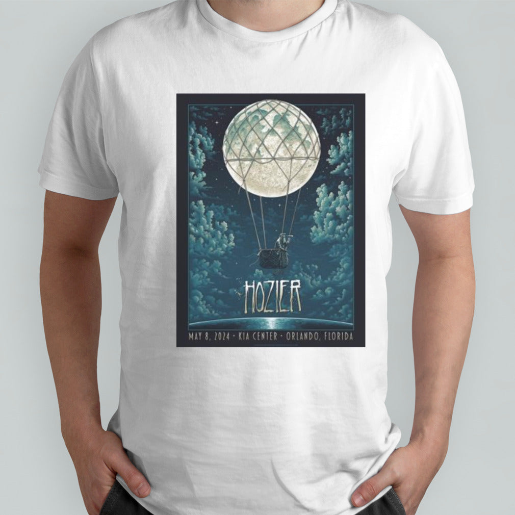 Hozier May 8, 2024 Kia Center Orlando, Florida Event Poster Shirt