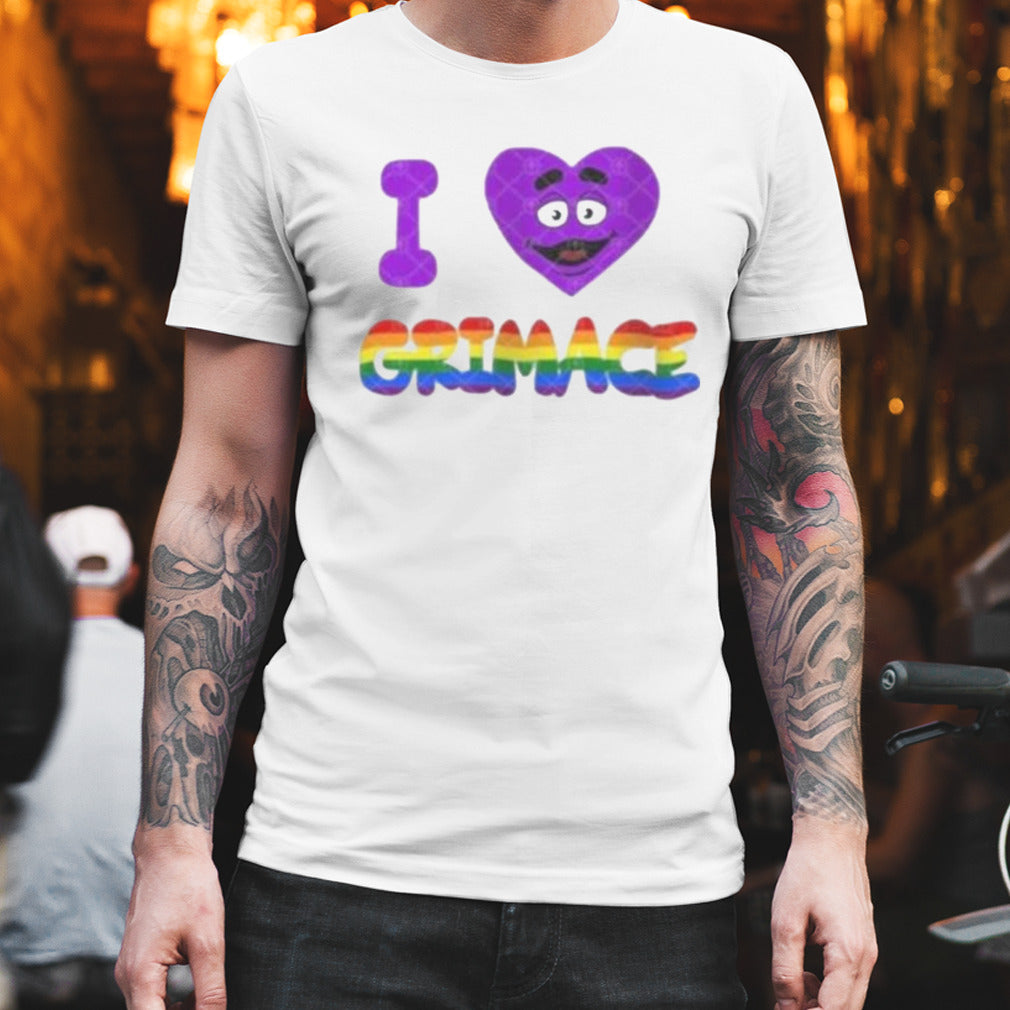 I Love Grimace Pride 2024 T-shirt