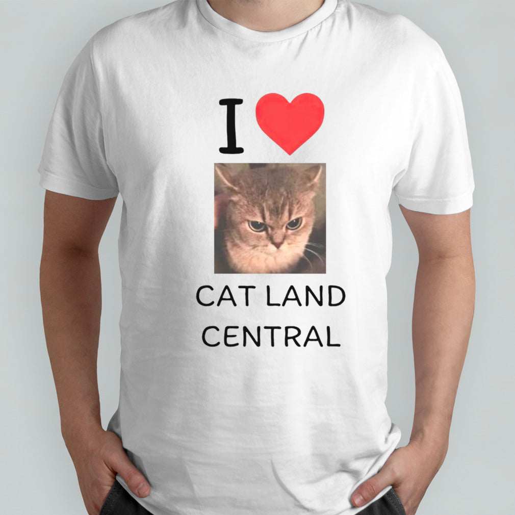 I love cat land central shirts