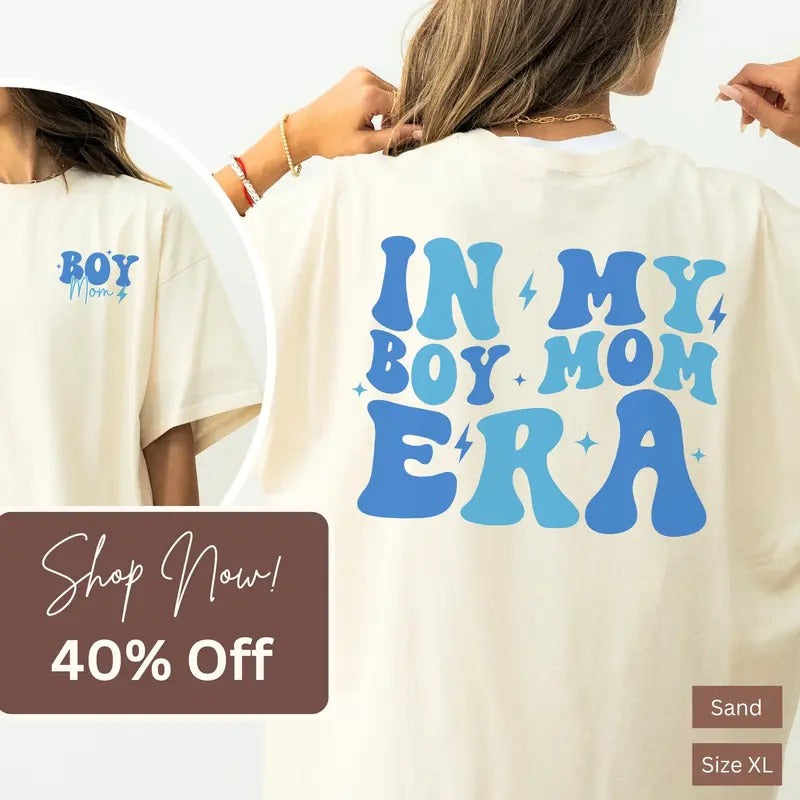 In My Boy Mom Era Shirt In My Boy Mama Era Shirt Boy Mom Shirt Boy Mama Shirt Momma Shirt New Mom Shirt Boy Mama Tee TK43GN