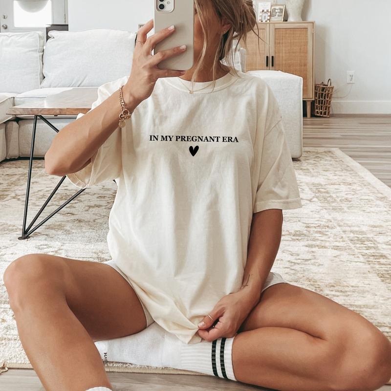 In My Pregnant Era, Im Pregnant Shirt Gift For Pregnant Daughter Expecting Mom Gift Pregnancy Reveal Baby Announcement Ideas
