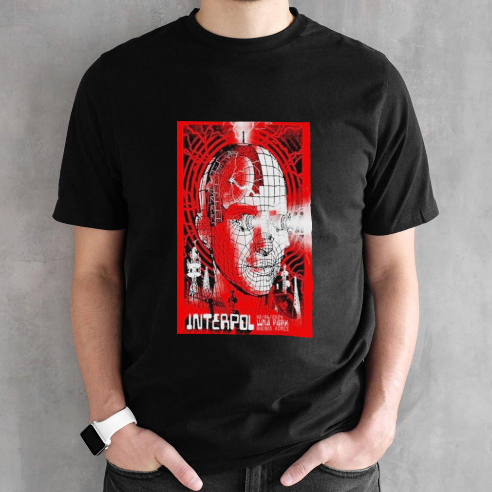 Interpol At Luna Park In Buenos Aires, Argentina On June 2, 2024 Poster shirt