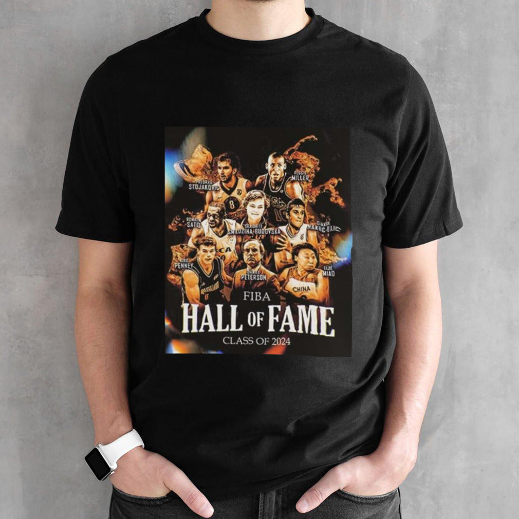 Introducing The FIBA Hall Of Fame Class Of 2024 shirts