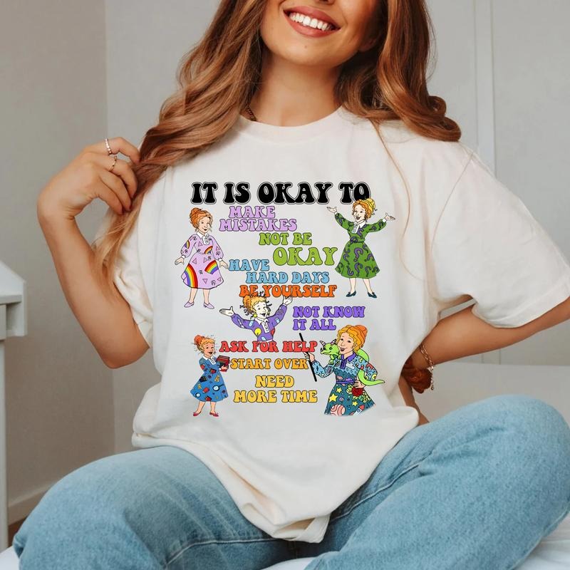 It's OK To Miss.Frizzle Shirt, Ma.gic School Ms.Frizzle, Back To School Teacher Gift, The Magic Sch.ool Bus Tee, Teacher Life Shirt
