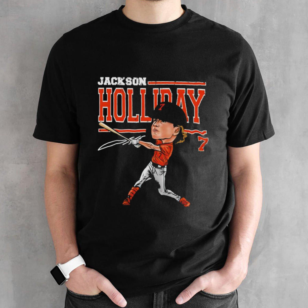 Jackson Holliday Baltimore Orioles Cartoon shirt