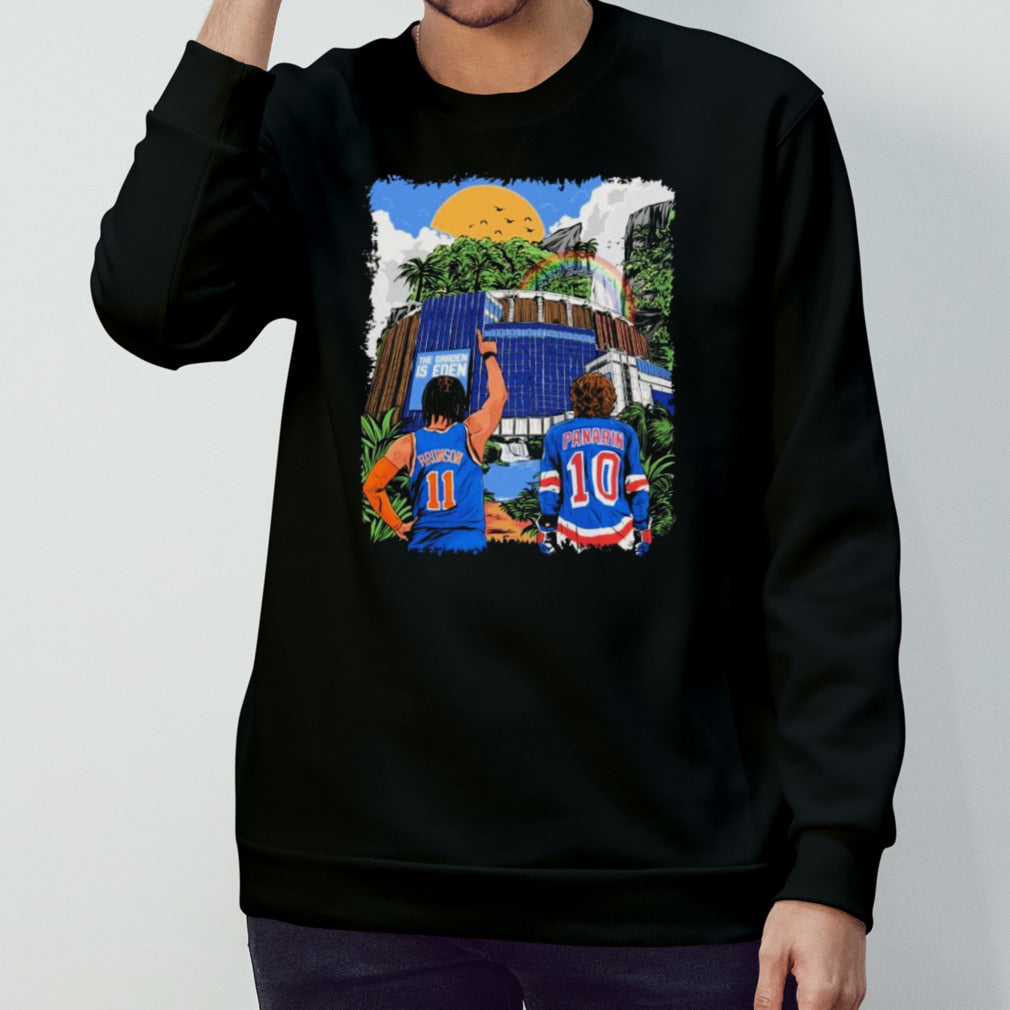 Jalen Brunson And Artemi Panarin Matty Jack The Garden Is Eden Shirts