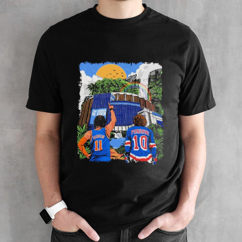 Jalen Brunson And Artemi Panarin Matty Jack The Garden Is Eden Shirts