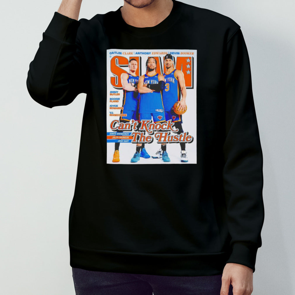Jalen Brunson Josh Hart Donte Divincenzo canâ€™t knock the hustle shirt