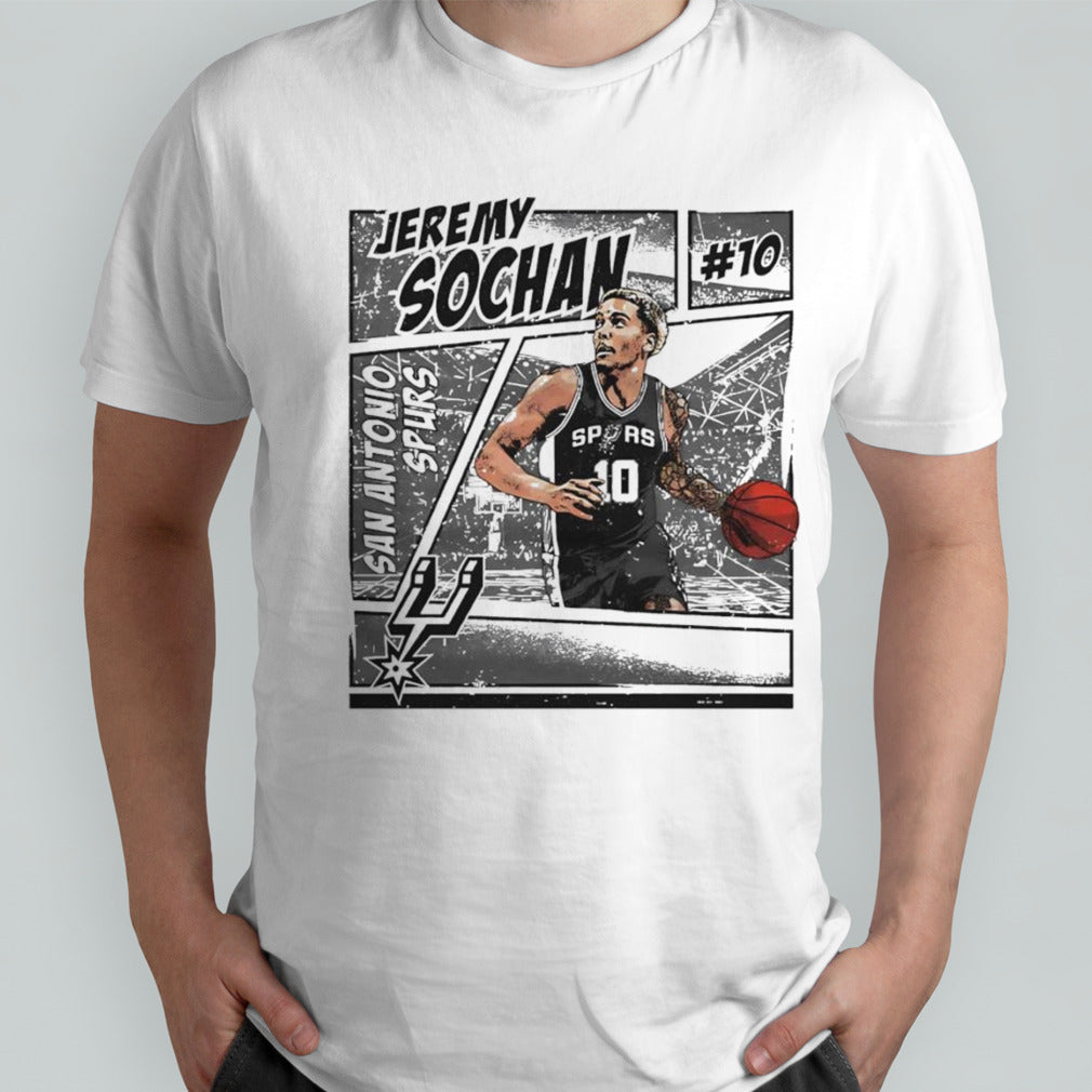 Jeremy Sochan San Antonio Spurs Comic shirt