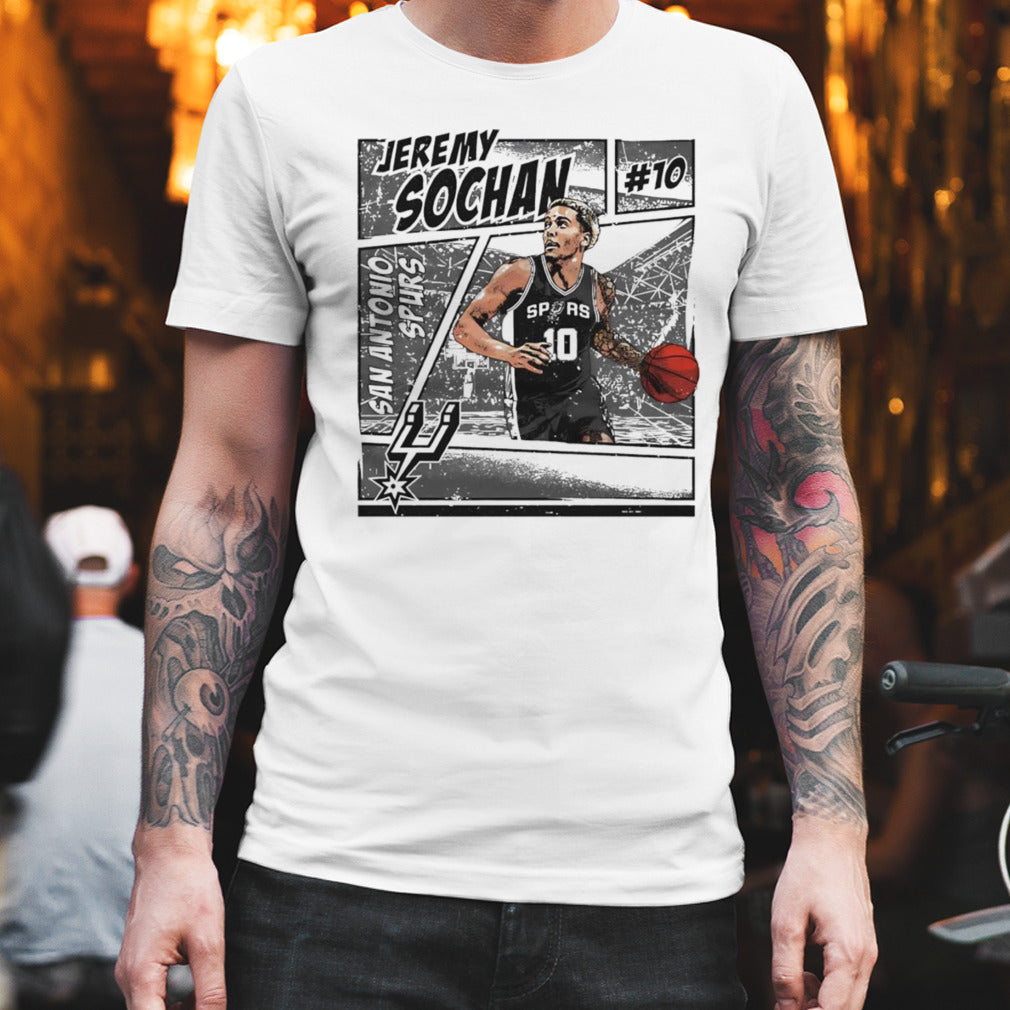 Jeremy Sochan San Antonio Spurs Comic shirt