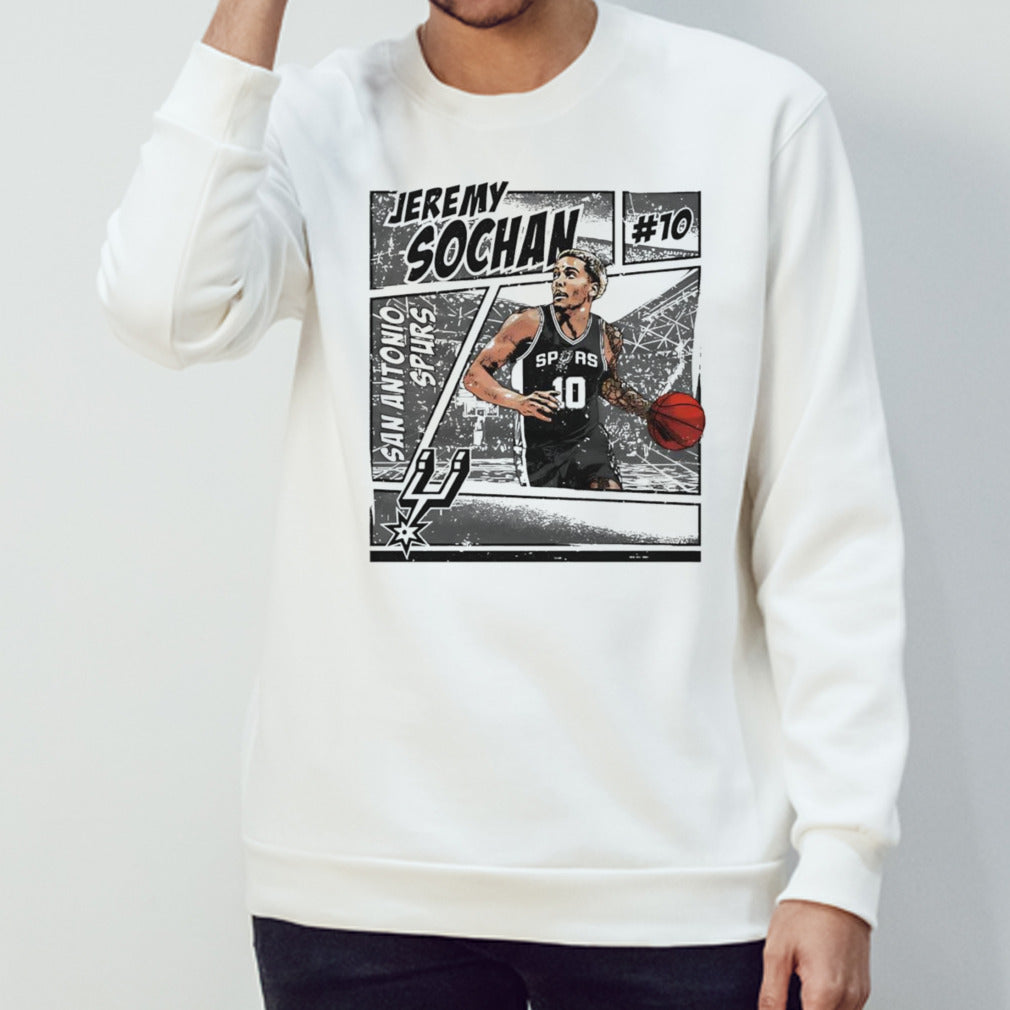 Jeremy Sochan San Antonio Spurs Comic shirt